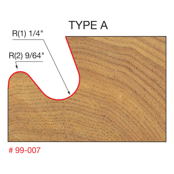 Freud 99-007 1-27/32" (Dia.) Door Pull Bit - 2