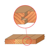 Freud 99-033 1-21/32" (Dia.) Wedge Tongue & Groove Bit - 3