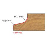 Freud 99-063 1-3/4" (Dia.) No Lip Door Edge Bit - 2
