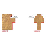 Freud 99-270 1-17/32" (Dia.) Divided Lite Cabinet Door Bit Set - 2