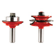 Freud 99-283 2-3/8" (Dia.) Recoverable Bead Glass Door Bit Sets
