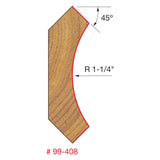 Freud 99-408 1-1/4" (Dia.) Crown Molding Bit - 2
