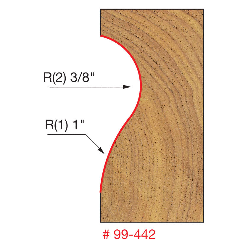 Freud 99-442 1-3/16" (Dia.) Handrail Bit - 2