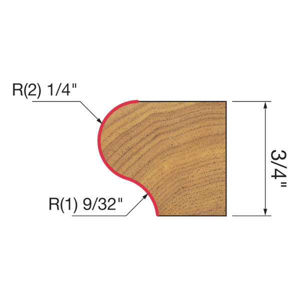 Freud 99-462 1-13/32" (Dia.) Window Stool Bit - 2