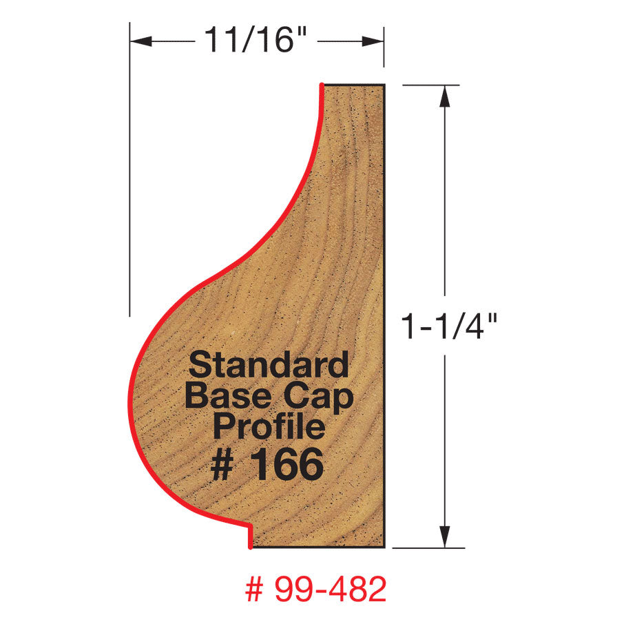 Freud 99-482 1-11/16" (Dia.) Base and Cap Bit - 2