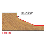 Freud 99-512 2-3/4" (Dia.) Raised Panel Bit (Quadra-Cut) - 2