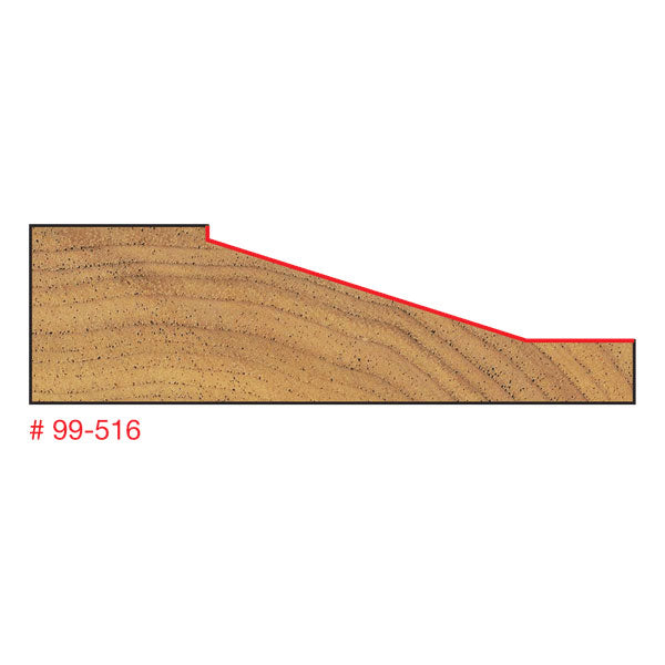 Freud 99-516 3-1/2" (Dia.) Raised Panel Bit (Quadra-Cut) - 2