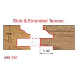 Freud 99-761 1-11/16" (Dia.) Premier Adjustable Rail & Stile Bit (Ogee) - 2