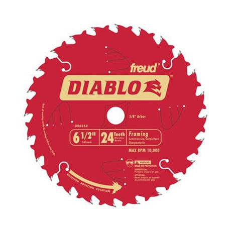 Diablo D0624X 6-1/2" 24t framing blade