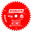 Diablo D0641A 6-1/2" x 40T x 1/2" Arbor Finish Trim Saw Blade