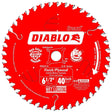 Diablo D0641X 6-1/2 In. X 40T Finish/plywood Saw Blade