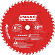 Diablo D0648CFX 6-1/2" x 48T x 5/8" Arbor Ferrous Metal Blade