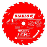 Diablo D0724A 7-1/4" x 24 Tooth Framing Saw Blade - 2