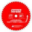 Diablo D0748CFX 7-1/4" X 48 Tooth Cermet Metal And Stainless Steel Cutting