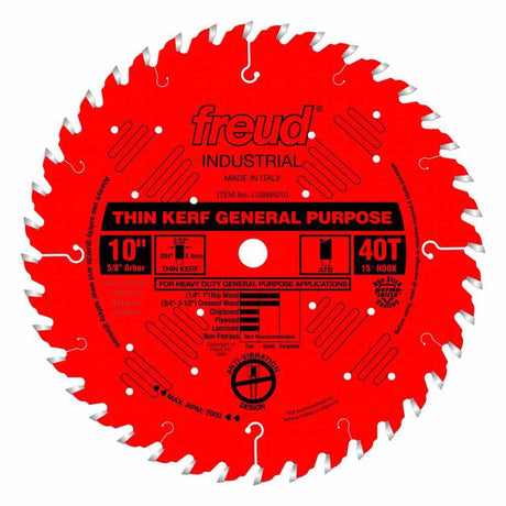 Freud LU86R010 10" Thin Kerf General Purpose Blade