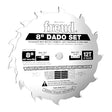 Freud SD208S 8" Stack Dado Saw Blade