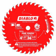 Diablo D0436X 4-1/2-Inch 36 Tooth ATB Cordless Trim Saw Blade with 20-Millimeter Arbor and 3/8-Inch Reducer Bushing