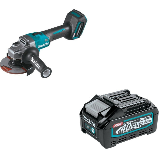 Makita GAG01Z 40V max XGT 4-1/2" / 5" Angle Grinder W/ BL4040 40V max XGT 4.0Ah Battery