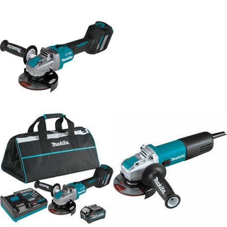 Makita GAG11Z Grinder Kit W/ GAG11M1 Kit and FREE GA4570
