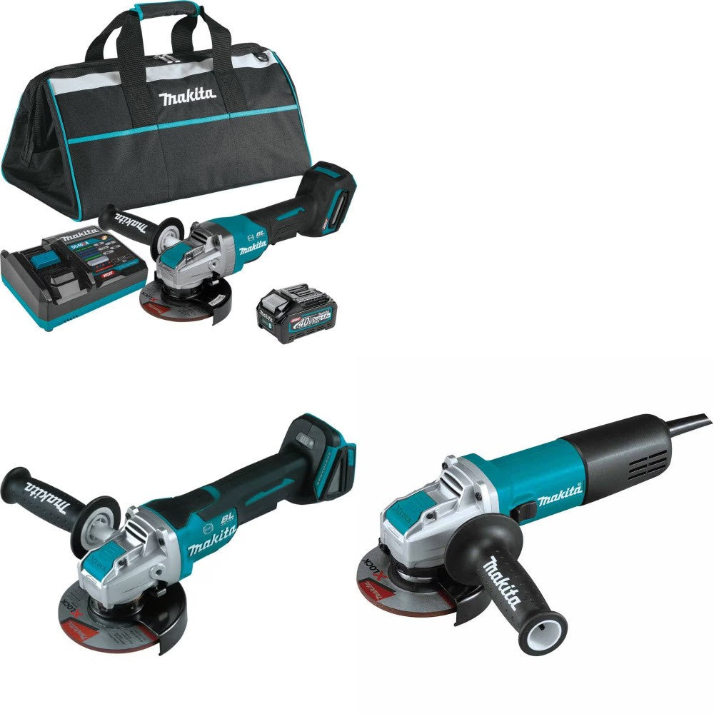 Makita GAG13M1 Angle Grinder Kit W/ XAG26Z Grinder and FREE GA4570