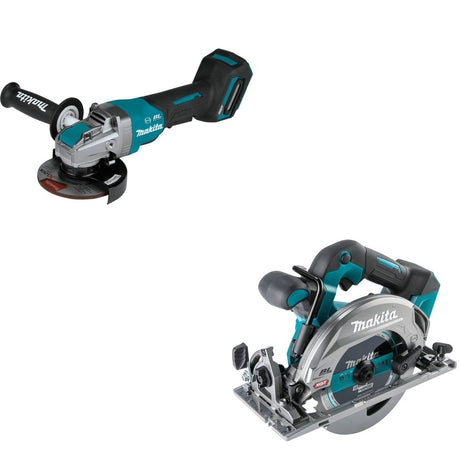 Makita GAG13Z 4-1/2" / 5" X-LOCK Paddle Switch Angle Grinder W/ GSH05Z 6-1/2" Circular Saw