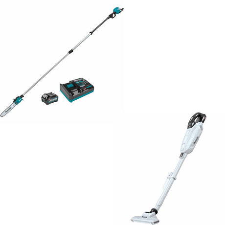 Makita GAU02M1 40V Max XGT 10" Pole Saw Kit W/ FREE GLC02Z 40V Max XGT Vacuum