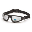 Pyramex GB4010STR15 XSG Readers Clear +1.5 H2X Anti-Fog Reader Lens with Black Strap/Temples Safety Goggles