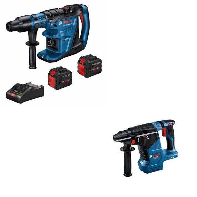 Bosch GBH18V-40CK27 SDS-max Hammer Kit W/ FREE GBH18V-24CN Bulldog