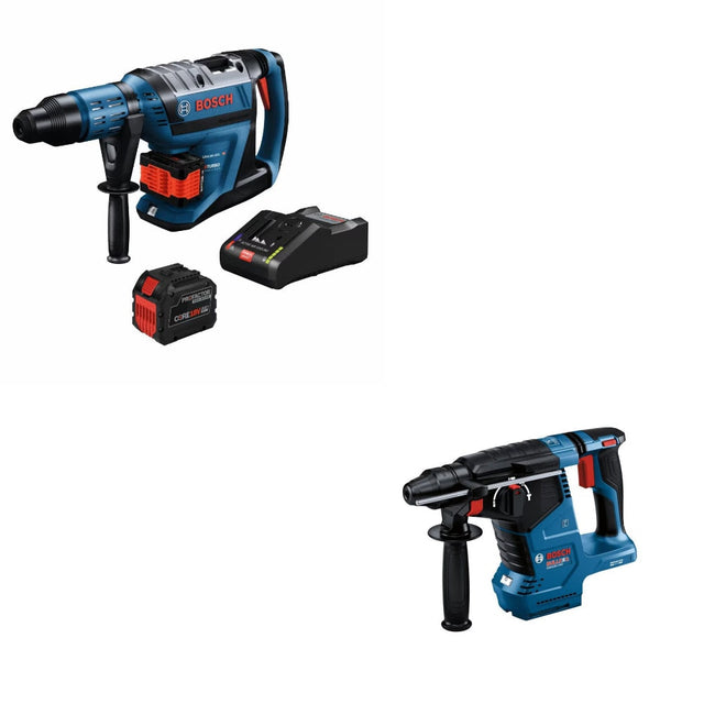 Bosch GBH18V-45CK27 1-7/8" SDS-max Hammer Kit W/ FREE GBH18V-24CN 1" Hammer