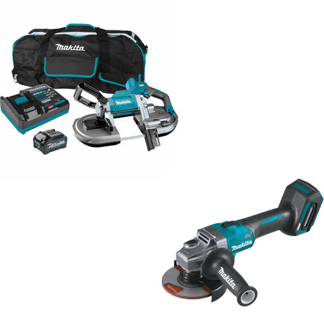 Makita GBP01M1 40V Max XGT Band Saw Kit (4.0Ah) W/ FREE GAG01Z 40V Max Grinder