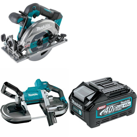 Makita GBP01Z Portable Band Saw W/ GSH05Z Circular Saw and FREE BL4040 Battery
