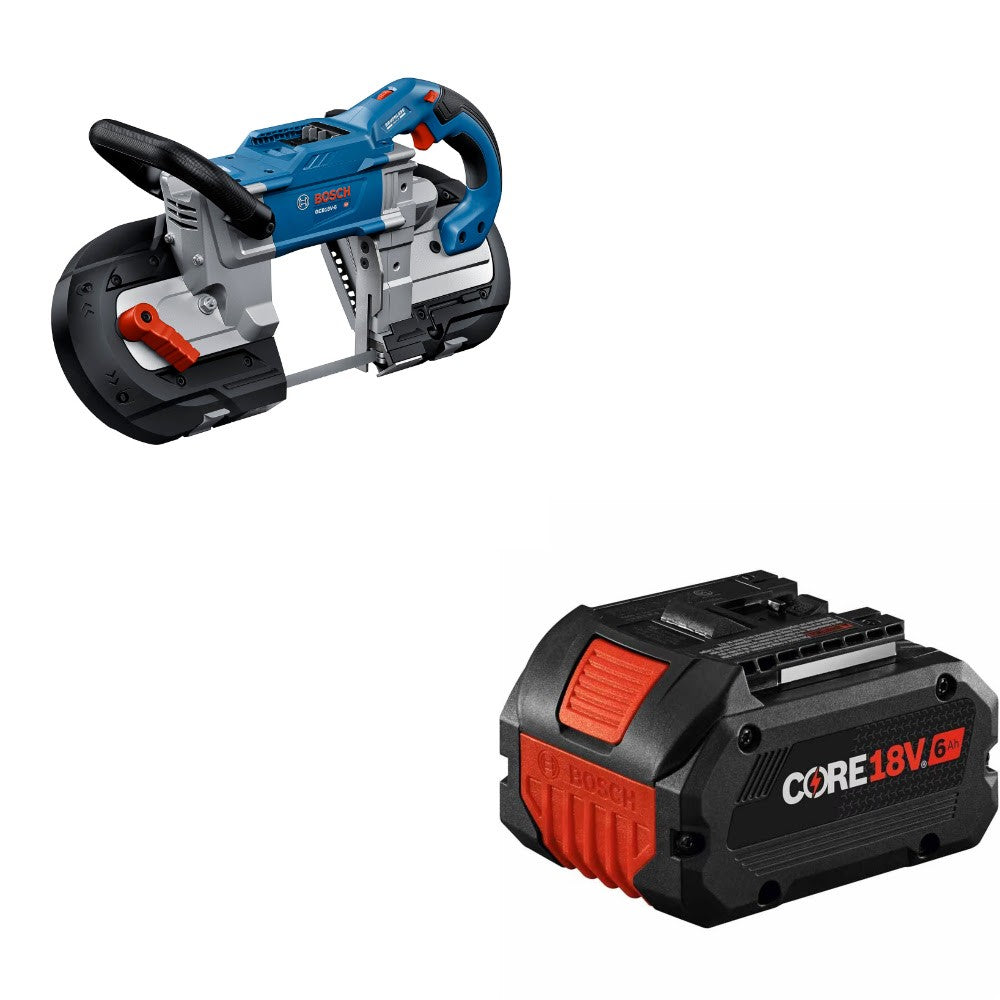 Bosch GCB18V-5N Band Saw Kit W/ FREE GBA18V60 6Ah Battery