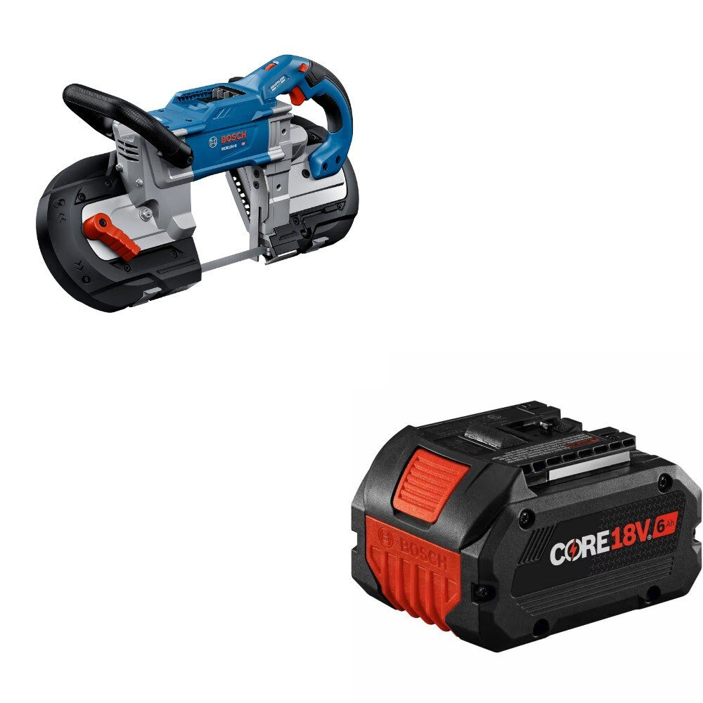 Bosch GCB18V-5N Band Saw Kit W/ FREE GBA18V60 6Ah Battery