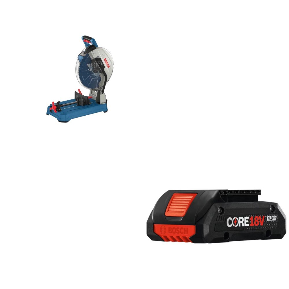 Bosch GCD18V-14N 14 in. Dry Cut Saw Kit W/ FREE GBA18V40 4.0Ah Battery