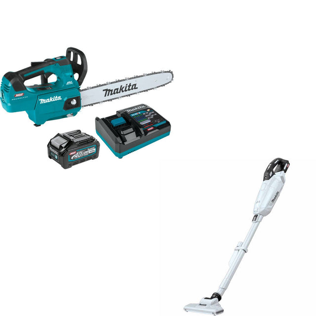 Makita GCU03M1 40V Max XGT 16" Chain Saw Kit W/ FREE GLC02Z 40V Max XGT Vacuum