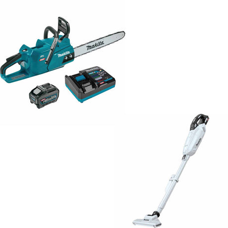 Makita GCU04T1 40V Max XGT 18" Chain Saw Kit W/ FREE GLC02Z 40V Max XGT Vacuum