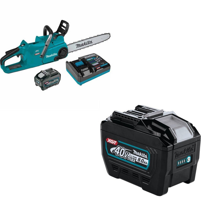 Makita GCU06T1 40V max XGT Brushless Cordless 18" Chain Saw Kit W/ BL4080F 8.0Ah Battery