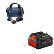 Bosch GDS18V-1180CB28 Impact Wrench Kit W/ FREE GBA18V80 8.0Ah Battery