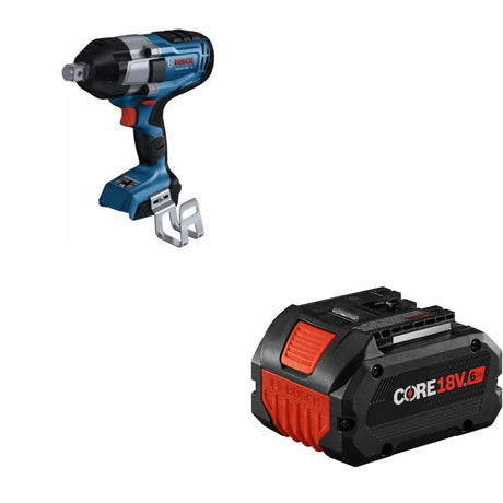 Bosch GDS18V-770CN 3/4 Impact Wrench Kit W/ FREE GBA18V60 6Ah Battery