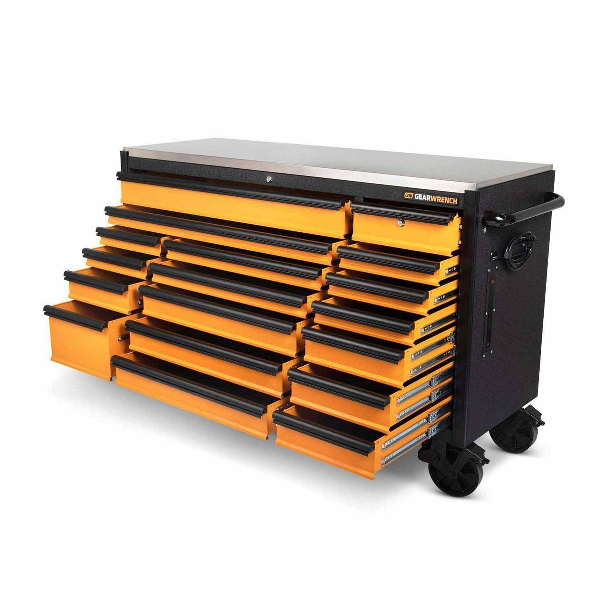 GEARWRENCH 83248 72" 18 Drawer GSX Series Rolling Tool Cabinet with Stainless Steel Worktop - 3
