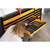 GEARWRENCH 83248 72" 18 Drawer GSX Series Rolling Tool Cabinet with Stainless Steel Worktop - 8
