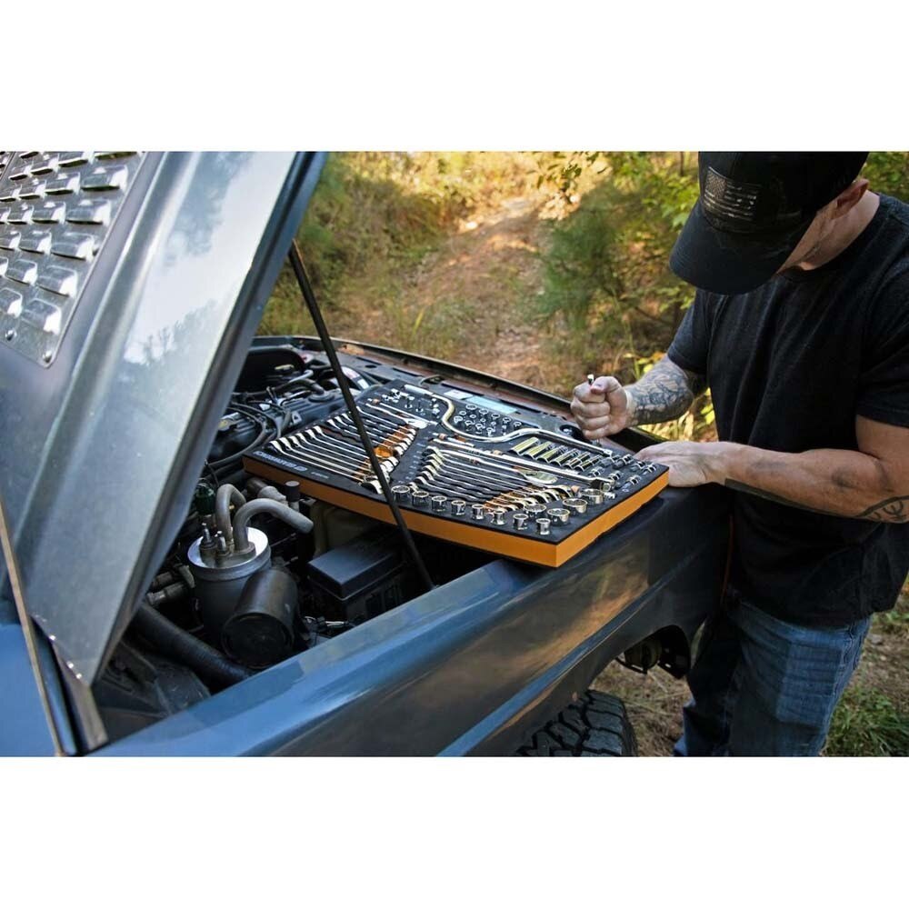 Gearwrench GWGMTK184 184 Piece 1/4, 3/8 and 1/2 Drive General Mechanics Tool Kit in Foam Trays (TAA Compliant) - 3