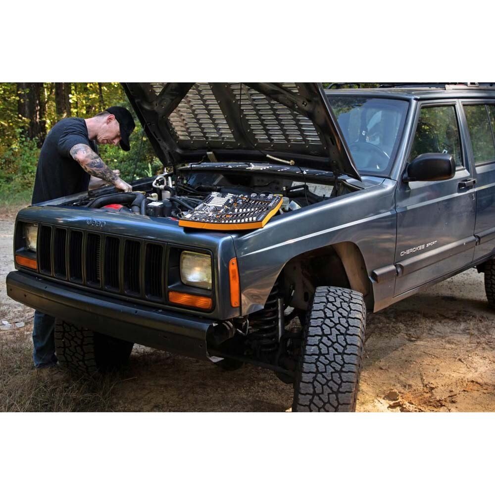 Gearwrench GWGMTK184 184 Piece 1/4, 3/8 and 1/2 Drive General Mechanics Tool Kit in Foam Trays (TAA Compliant) - 4