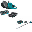 Makita GEC01PL4 80V Max 14" Power Cutter Kit W/ FREE GRV01M1 40V Vibrator Kit