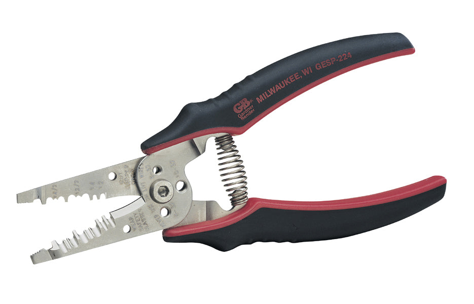 Gardner Bender GESP-224 Pro Grade ArmorEdge Cable Stripper, SS, 7.25" Sym Handle, 12/2 & 14/2 NM