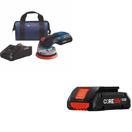 Bosch GEX18V-5B15 5in Random Orbit Sander Kit W/ FREE 4.0Ah Battery