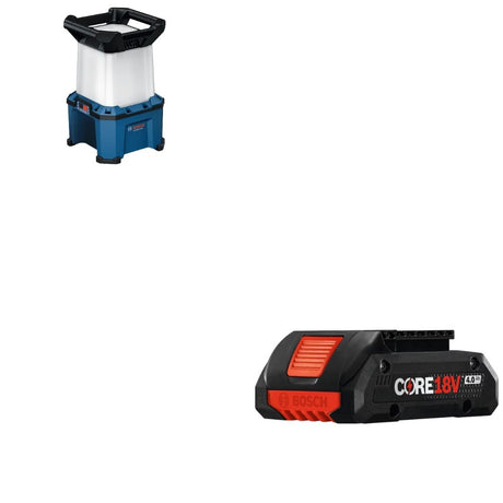 Bosch GLA18VH-7500 Area Light Kit W/ FREE GXS18V-12N14 8.0Ah Starter Kit