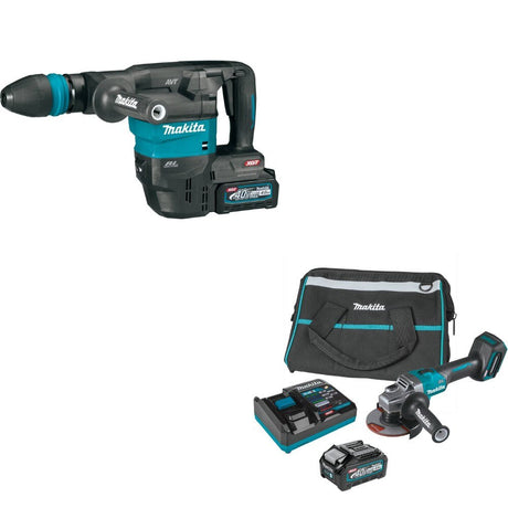 Makita GMH01M1 Demolition Hammer Kit W/ FREE GAG01M1 Angle Grinder Kit