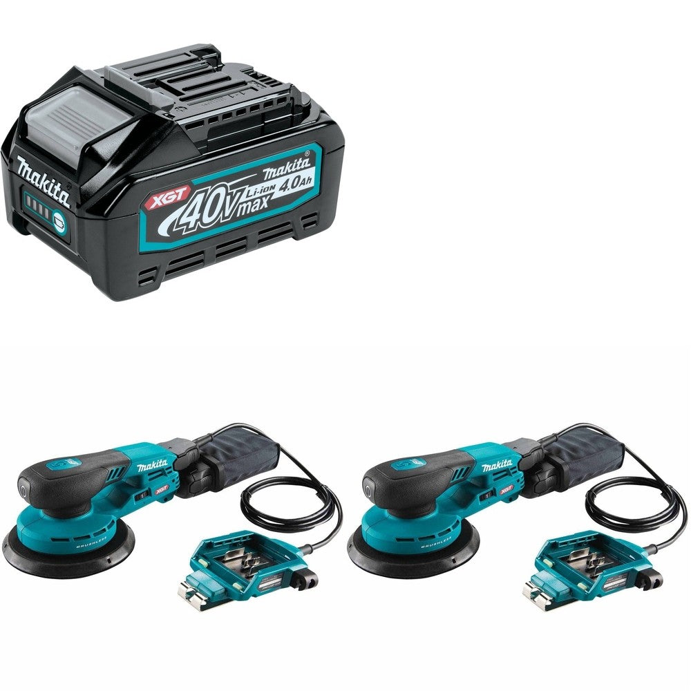 Makita GOB01CZ[2] Random Orbit Sander W/ FREE BL4040 Battery