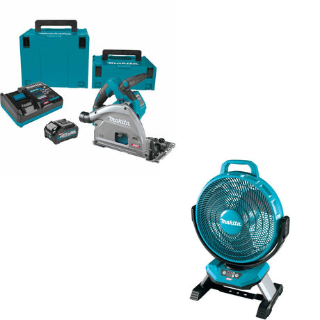 Makita GPS01M1J 40V max XGT 6-1/2" Circ Saw Kit W/ FREE CF002GZ 40V Max XGT Fan